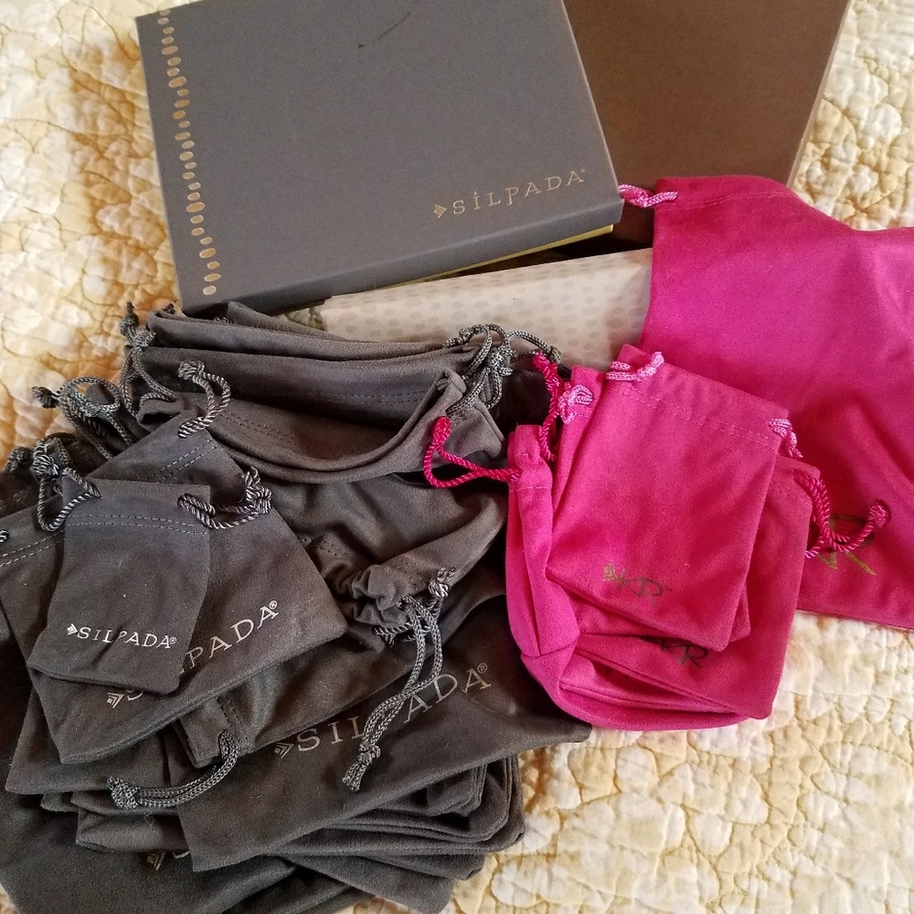 Silpada pouches and boxes